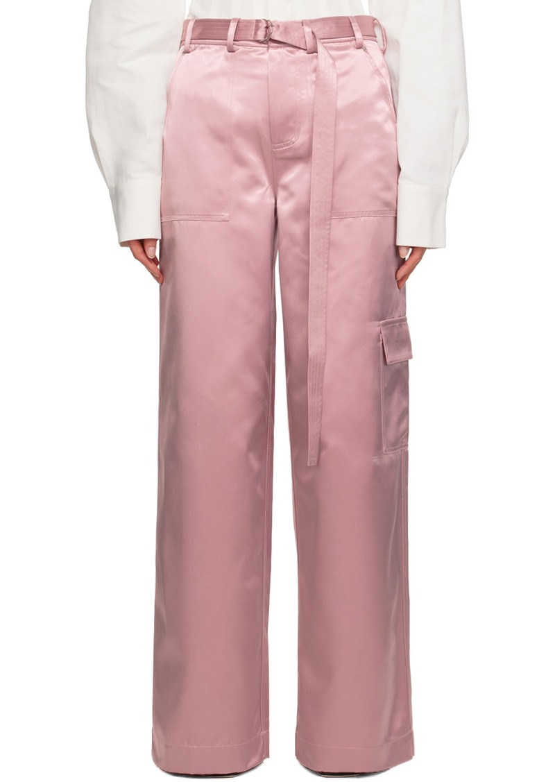 Staud Pink Shay Trousers