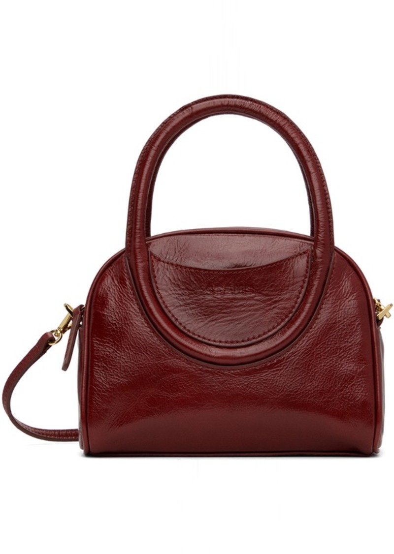 Staud Red Maude Mini Bowler Bag