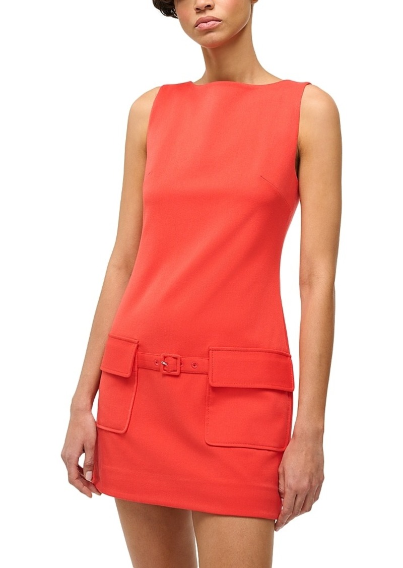 Staud Sheila Sleeveless Mini Dress