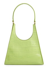 Staud Small Rey Leather Shoulder Bag - Green