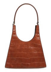 STAUD Small Rey Leather Shoulder Bag