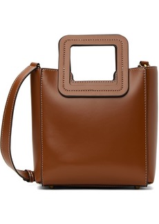 Staud Tan Mini Shirley Leather Bag
