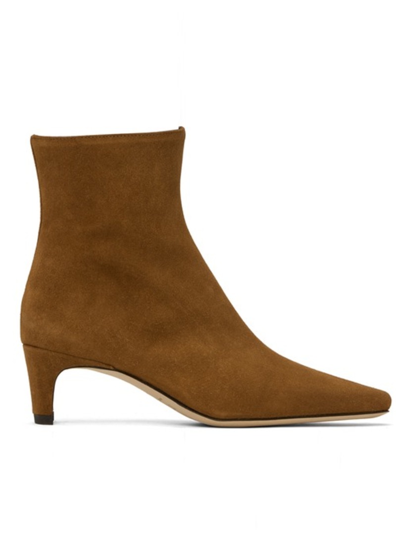 Staud Tan Wally Ankle Boots