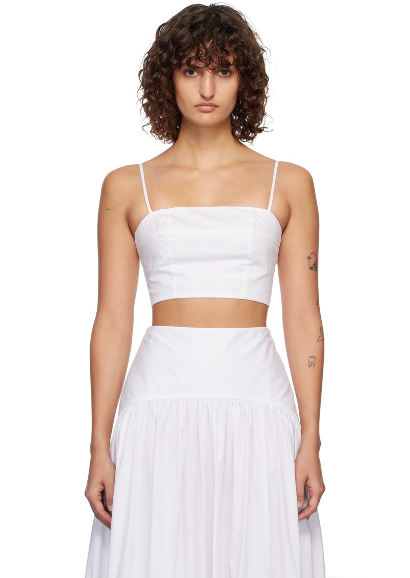 Staud White Federico Camisole