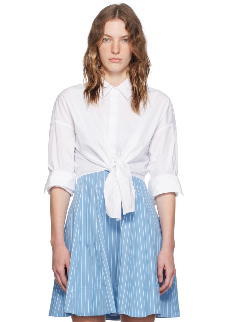 Staud White Lisa Shirt