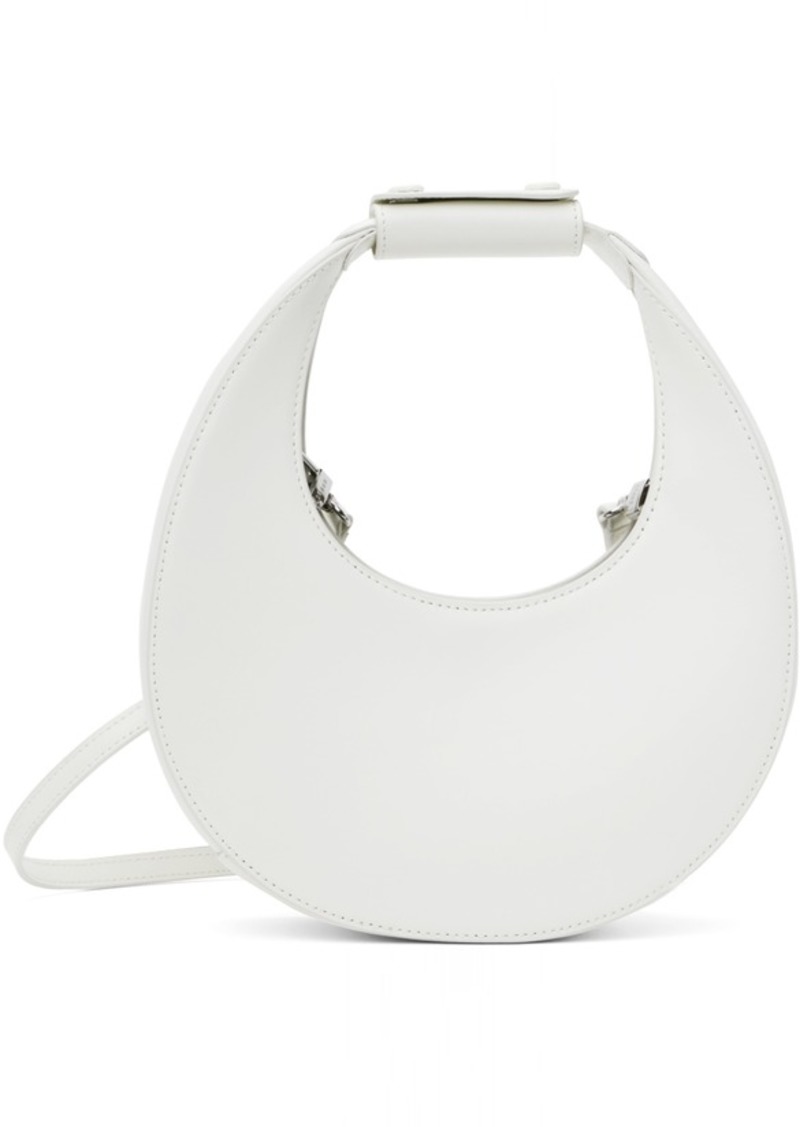 Staud White Mini Moon Bag