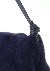 STAUD Vivi Faux Fur Shoulder Bag