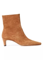 STAUD Wally 45MM Suede Ankle Boots