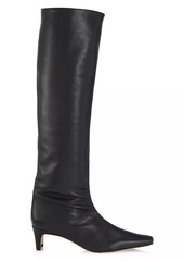 STAUD Wally Leather Knee-High Boots