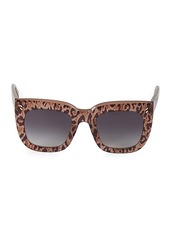 Stella McCartney 51MM Oversized Squared Cat Eye Sunglasses