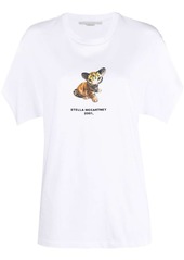 Stella McCartney Tiger-print cotton T-shirt