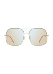 Stella McCartney 60MM Square Aviator Sunglasses