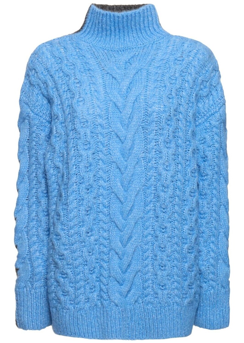 Stella McCartney Alpaca Blend Knit Long Sweater