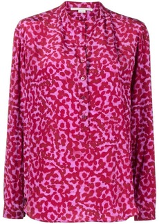 Stella McCartney animal-print silk blouse
