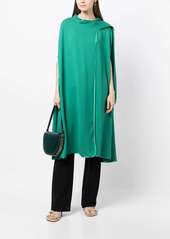 Stella McCartney asymmetric knee-length cape