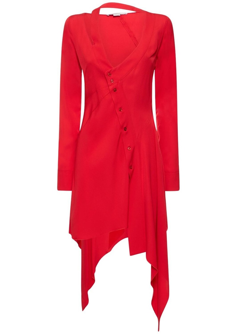 Stella McCartney Asymmetric Viscose Mini Dress