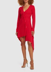 Stella McCartney Asymmetric Viscose Mini Dress