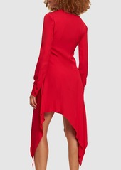 Stella McCartney Asymmetric Viscose Mini Dress