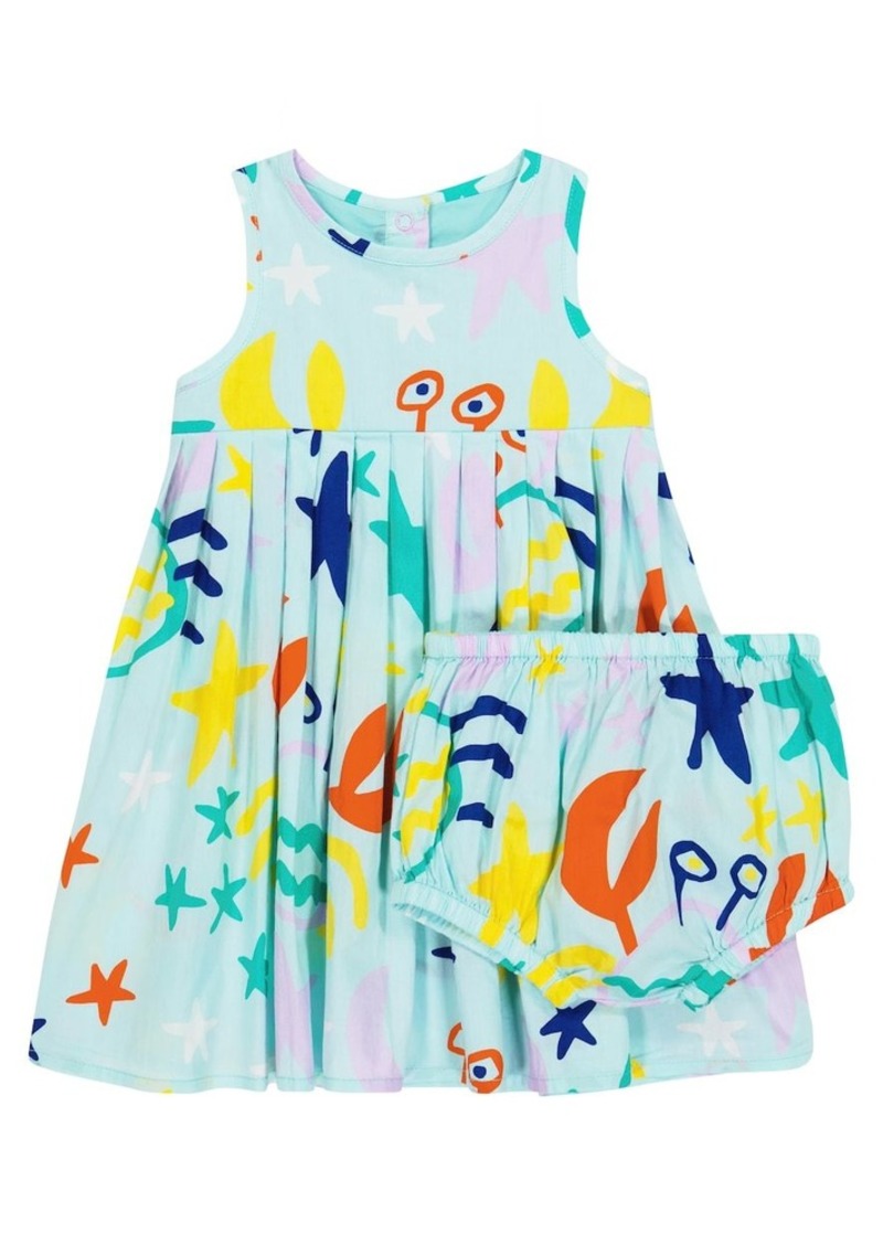 Stella McCartney Kids Baby cotton dress and bloomers