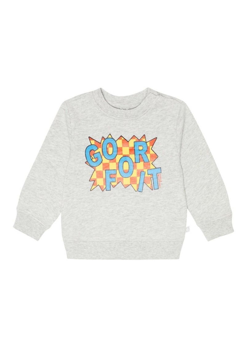 Stella McCartney Kids Baby printed cotton sweatshirt