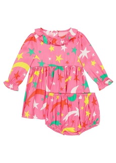 Stella McCartney Kids Baby printed dress and bloomers set