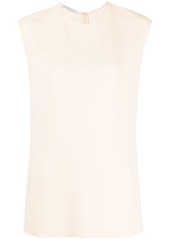 Stella McCartney Cady cap-sleeved blouse