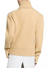 Stella McCartney Cashmere-Wool Rib-Knit Sweater