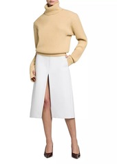 Stella McCartney Cashmere-Wool Rib-Knit Sweater