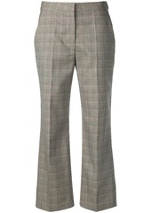 Stella McCartney checked flare trousers