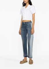 Stella McCartney colour-block straight-leg jeans