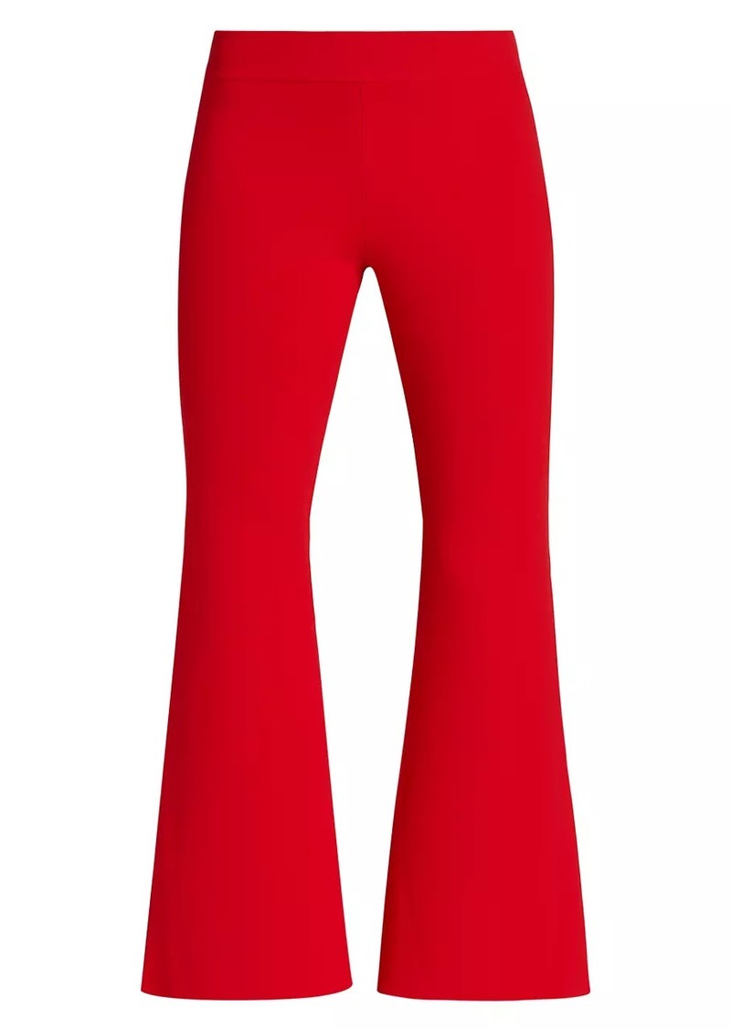 Stella McCartney Compact Knit Kick-Flare Pants