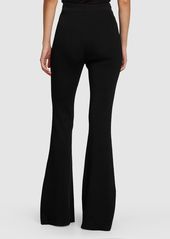 Stella McCartney Compact Knit Technical Flared Pants