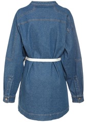 Stella McCartney Cotton Denim Vintage Wash Mini Dress