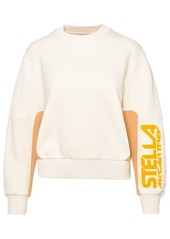 Stella McCartney CREAM COTTON LOGO SWEATSHIRT