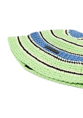 Stella McCartney crochet knit cotton bucket hat
