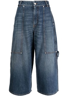 Stella McCartney cropped wide-leg jeans