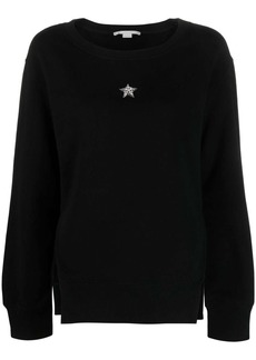 Stella McCartney crystal-embellished cotton sweatshirt