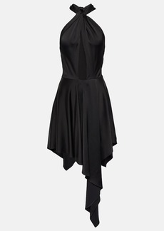 Stella McCartney Cutout asymmetric halterneck dress