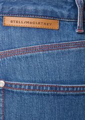 Stella McCartney Denim Flared Cargo Jeans
