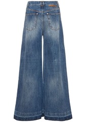 Stella McCartney Denim High Rise Wide Jeans