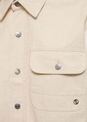 Stella McCartney Denim Short Sleeve Shirt Jacket