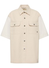 Stella McCartney Denim Short Sleeve Shirt Jacket