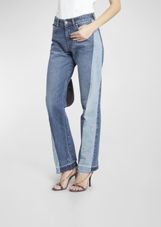Stella McCartney Double Vintage Blue Tones Slim Leg Jeans