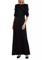 Stella McCartney Draped Shoulder Maxi Dress