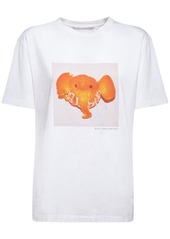 Stella McCartney Elephant Print Organic Cotton T-shirt
