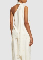 Stella McCartney Embellished Asymmetric Sleeveless Top