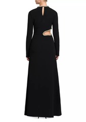 Stella McCartney Embellished Side Cut-Out Gown