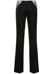 Stella McCartney Embellished Wool Straight Pants