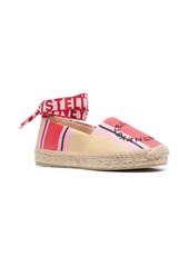 Stella McCartney embroidered-logo flat espadrilles