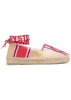 Stella McCartney embroidered-logo flat espadrilles